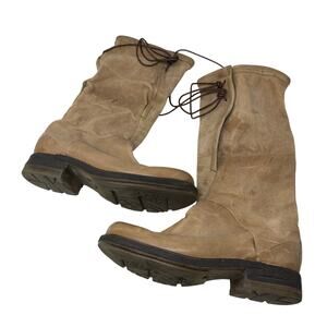 A.S.98 Mid Calf Boots Womens Size 39 US 8.5-9 Brown Leather *READ